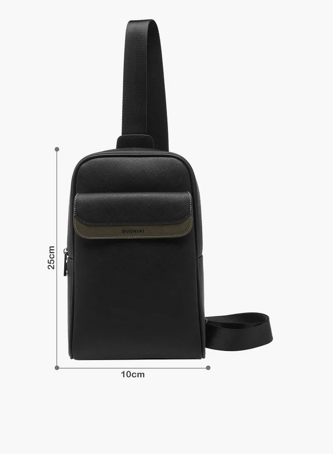 DUCHINI Men Adjustable Strap Crossbody Bag